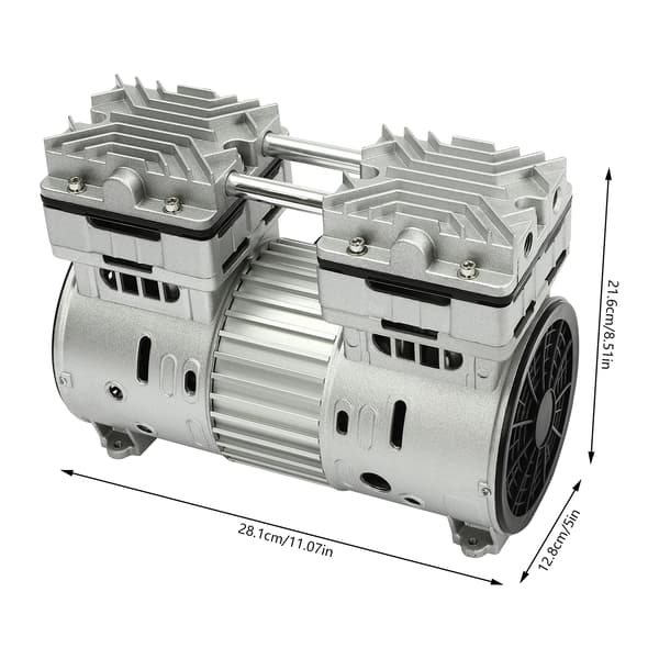 Ilmakompressori, öljytön, 8 baarin maksimipaine, 800W