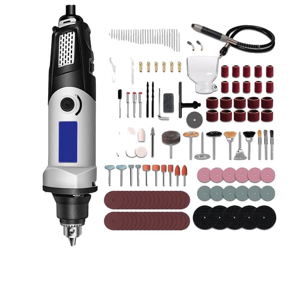 Elektrisk Dremel, 400W Motor, 6-Hastighetskontroll,EU-kontakt