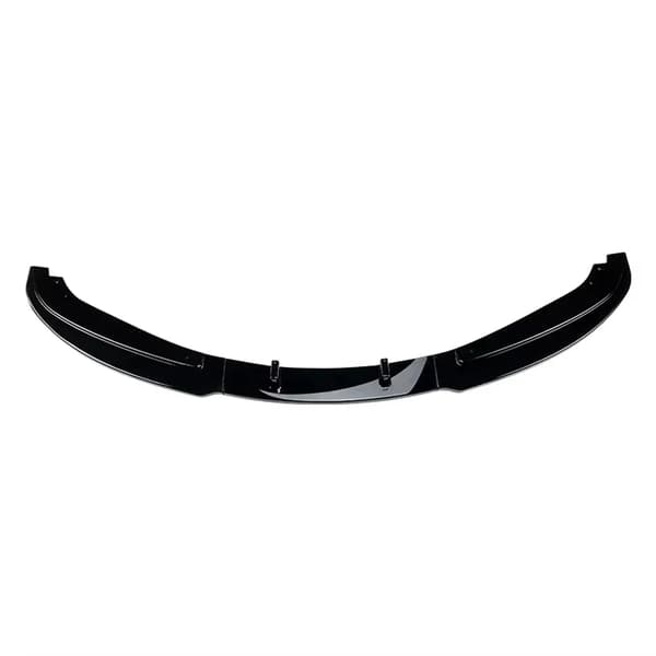Front Bumper Lip Splitter, Glans Sort Farve, PP Plastmateriale, Designet til Luksus Sedan 3 Series E90 E91 LCI, Frontplacering, Antal: 1 sæt