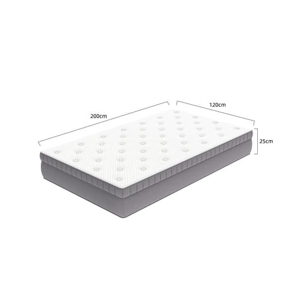 Madras, Ergonomisk Design, OEKO-TEX Certificerede Materialer,120x200cm