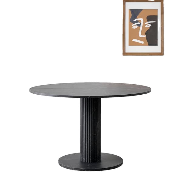 Spisebord, Moderne Design, Pladser til 4-6 Personer,Sort