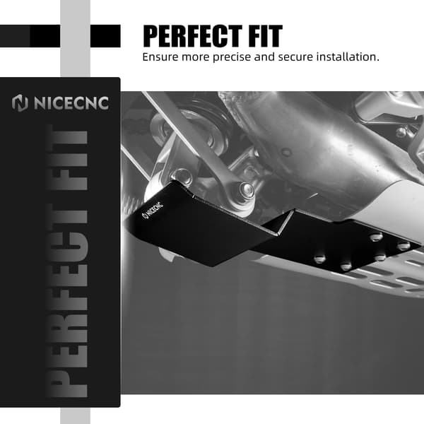 Bageste forbindelsesbeskytter, holdbar aluminiumskonstruktion, perfekt pasform,sort
