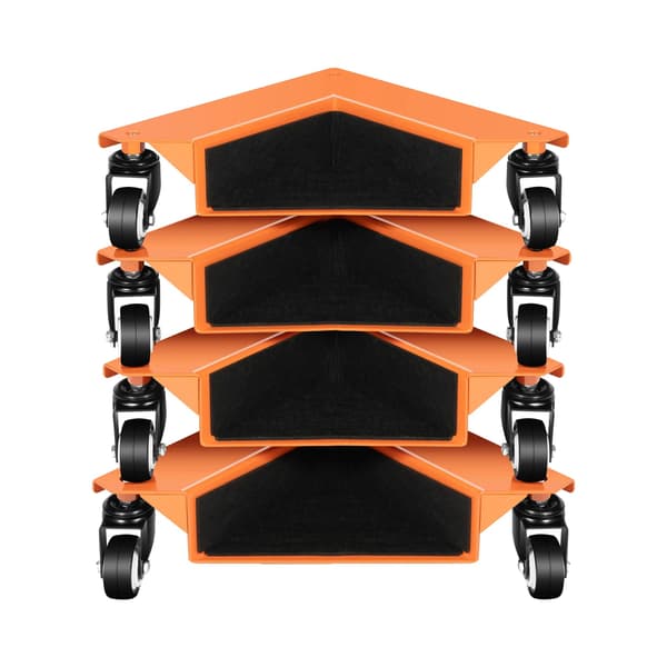 Möbelvagn, Triangulär Design, Hög Lastkapacitet,Orange