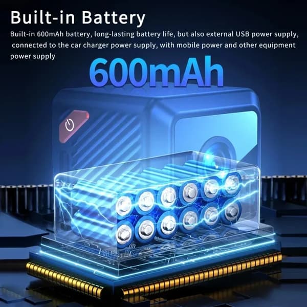 Trådlös Mini Säkerhetskamera, 1080P HD, Bluetooth-anslutning,svart