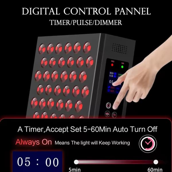 LED Lysterapi Panel, EU Stik, Anti-Aldring og Smertelindrende Behandlinger,S720PRO