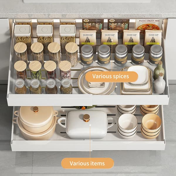 Opbevaringsreol, Justerbart Design, Nem Installation,S, 1-niveau