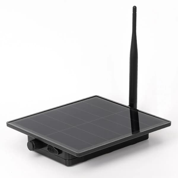 LoRa Node, Solcelledet, Mesh-netværk aktiveret, Kompatibel med Meshtastic, Plads til 2 x 18650 batterier, 5W solpanel