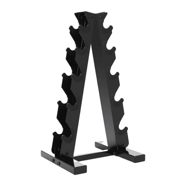 Hantelställ, 5-nivådesign, stöder 100 kg,svart