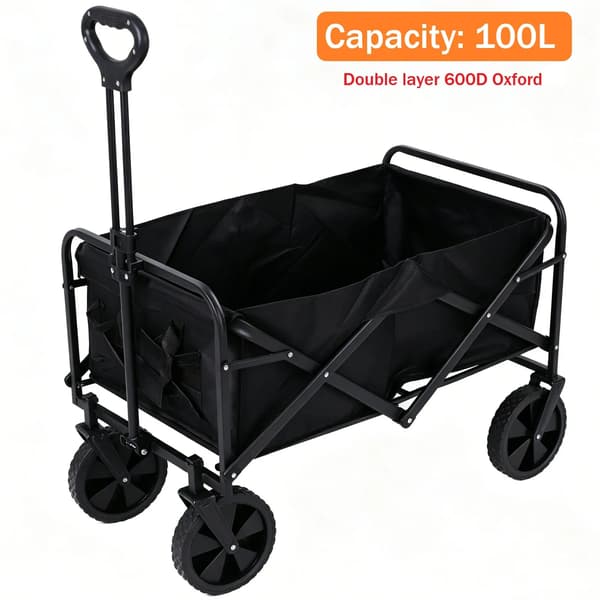 Campingvogn, Heavy Duty, Sammenklappeligt Design,5-tommer 100L