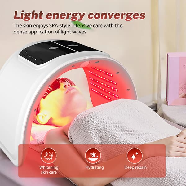 Ansigtsmaske, LED-lysterapi, Justerbare behandlingsmetoder,EU