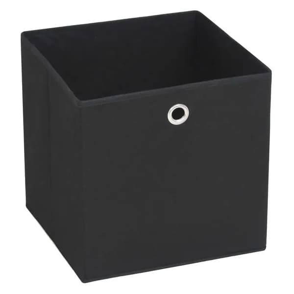 Opbevaringskasser, Stabelbare, Holdbart Materiale,Sort