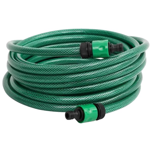 Poolslang, 20 M, Hållbar PVC-konstruktion,armégrön
