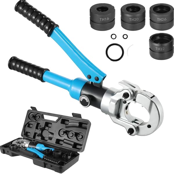 Hydrauliskt PEX-pressverktyg, högtryckskapacitet, ergonomisk design, Plastlåda