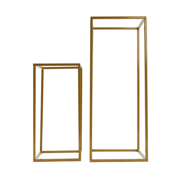 Blomsterstativ, Robust Jernkonstruktion, Alsidige Dekorationsmuligheder,Guld