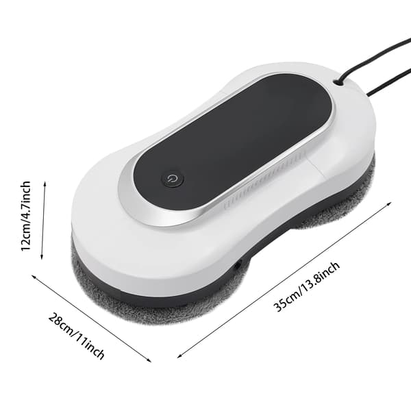 Fönsterputsrobot, Automatisk Drift, Kraftfull Sugförmåga,VIT