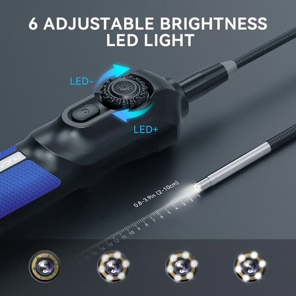 Tarkastuskamera, LED-valaistus, USB-yhteys,Endoskooppi