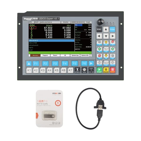 CNC-kontroller, 5-axlig support, högfrekvent prestanda,5 axlar-c, DDCS Expert 2.1