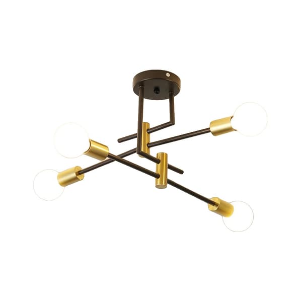 Loftlampe, 4-lys design, energibesparende,M