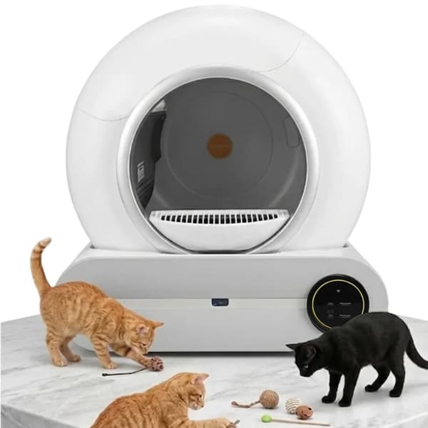 Kattlåda, Automatisk Rengöring, Smart Sensor Teknik,APP Kontroll