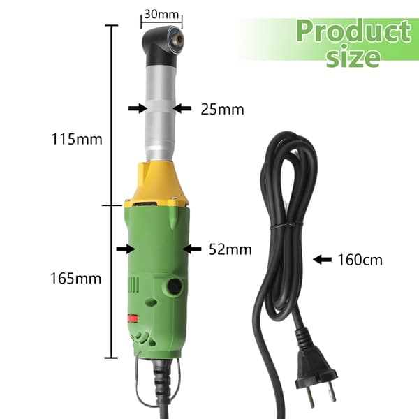 Elektrisk Slipmaskin, Mångsidig Prestanda, Kompakt Design,ljusgrön