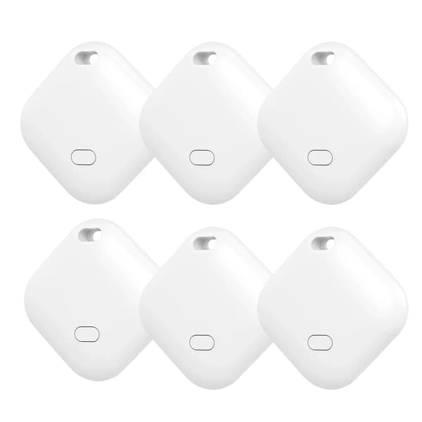 Smart Tracker, Bluetooth-forbindelse, MFI-certificering,6 stk Hvid