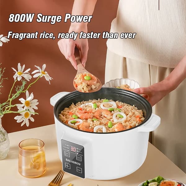 Elektrisk Kokk, Non-Stick Design, 3.5L Kapacitet,VIT, EU