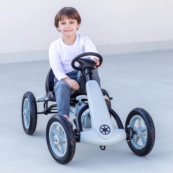 Pedal Go-Kart, Justerbart Sæde, Robust Design,GRÅ