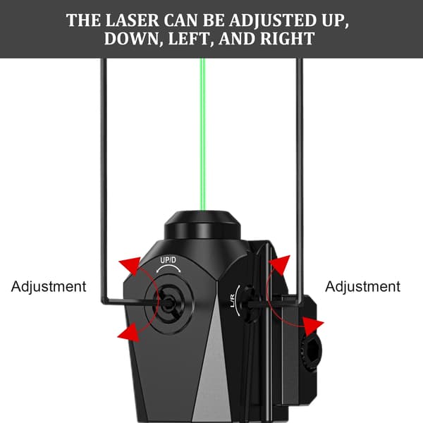 Laserkit, Kompakt Design, Kompatibel Skenmontering,7003 Grön