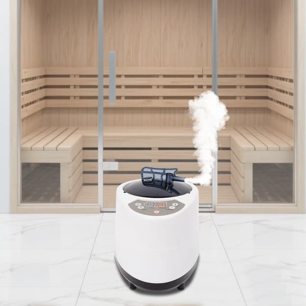 Bærbar sauna damper, 3L kapacitet, 1000W effekt, 9 temperaturniveauer, timer 5-95 minutter