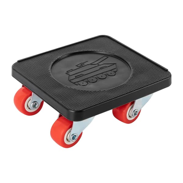 Dolly-hjul, 400 kg kapacitet, 360° roterende design,sort