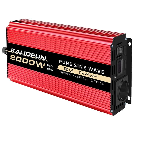 Inverter, DC til AC konvertering, pålidelig strømkilde,12V 6000W 220V