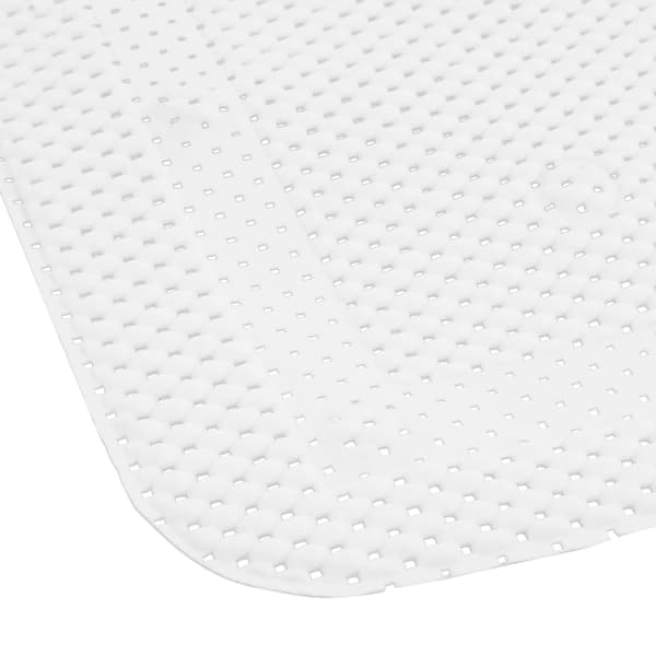 Badmåtte, Ergonomisk Pude, Sugekopper,HVID