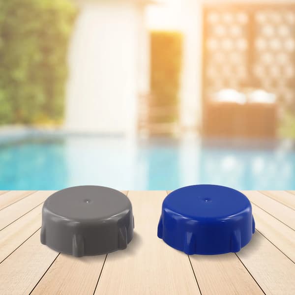 Afløbsventilhætte, Nylonplast, 2,5 tommer diameter, Kompatibel med COLEMAN Pools, Tæt design, Værktøjsfri installation