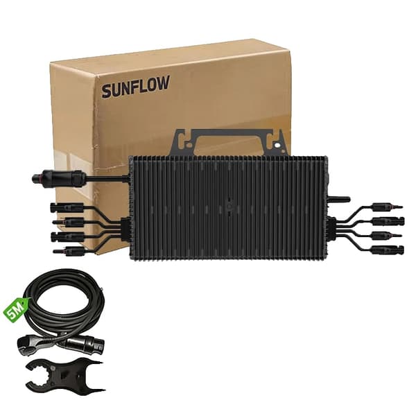 Solmikroinverter, Høj Effektivitet, Smart Overvågning,230V-e, 2400W