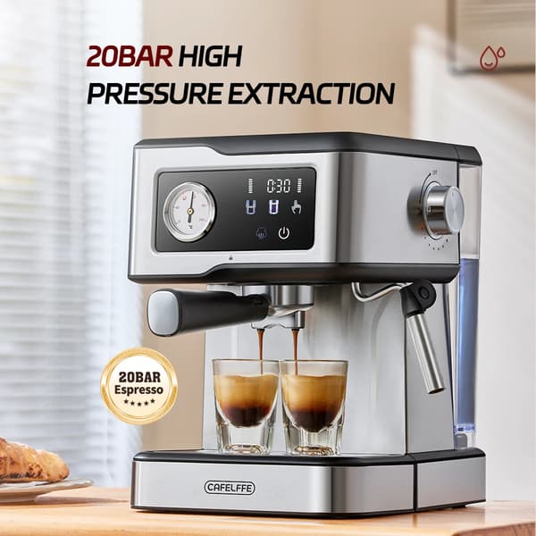 Espressomaskin, 20 Bar Tryck, Touchkontrollpanel,EU