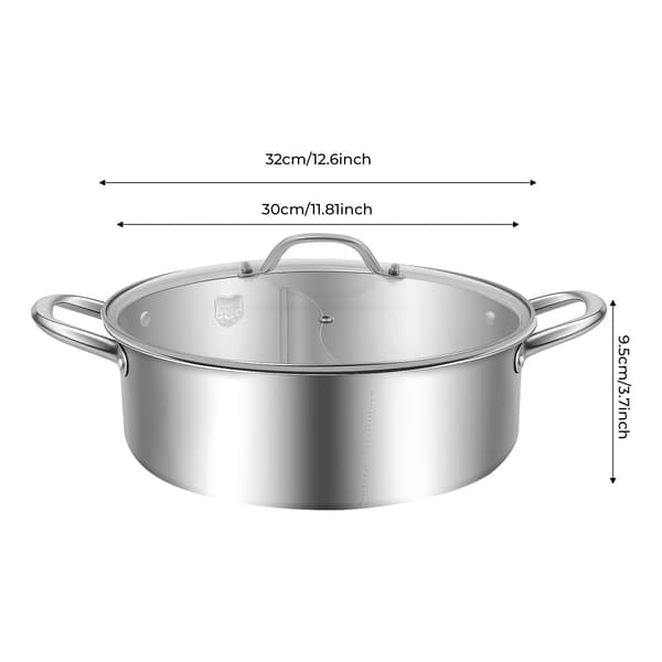 Hot Pot, Delat Design, Hållbart Rostfritt Stål,32cm