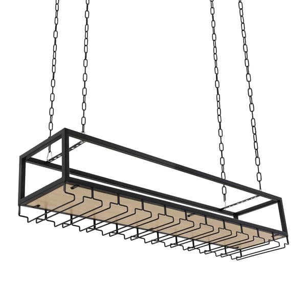 Vinglasställ, Hållbar Konstruktion, Elegant Design,svart