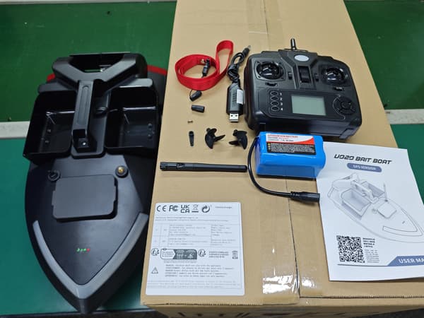 Bait Boat, GPS Navigation, Dobbelt Motor System,5200mAh