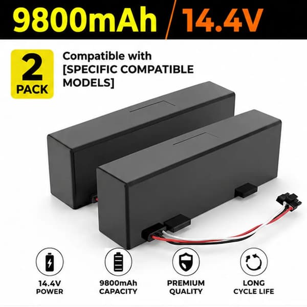Robotti-imurin varausbatteri, 8V, 9800mAh,9800mAh- 2PCS