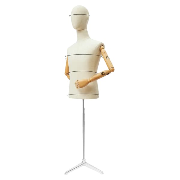 Mannequin, Justerbar Höjd, Posing Design,Silver