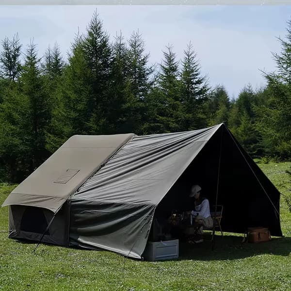 Campingtält, Rymligt Vardagsrum, Väderbeständig,grön