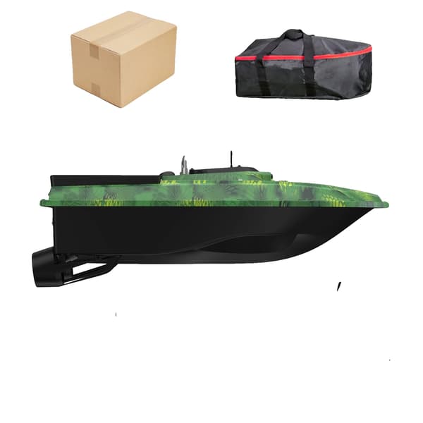 GPS Bait Boat, Dobbelt Positioneringssystem, Langdistancekontrol,D80E Grøn python