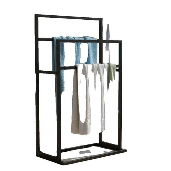 Håndklædeholder, Dobbelt Design, Robust Rustfrit Stål,hær grøn
