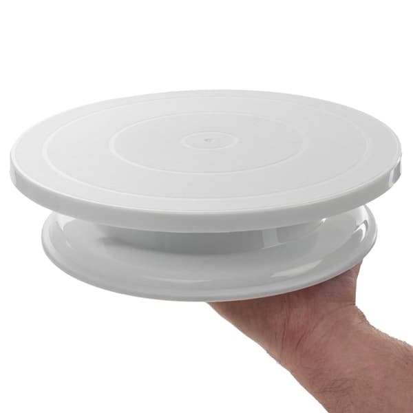 Kagefad, Glasmateriale, 28 cm Diameter, Rund Form, Fødevarekontaktmateriale Certificering, Egnet til Servering af Desserter