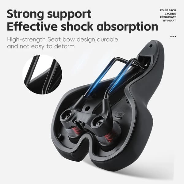 Cykelsæde, PU-læder, stødabsorberende design,0801253B0000