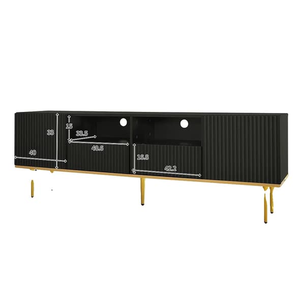 TV Skab, Elegant Design, God Opbevaring,A