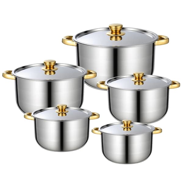 Köksredskapsset, Non-Stick, Repfria,5Pcs- 18-20-22-24-26CM