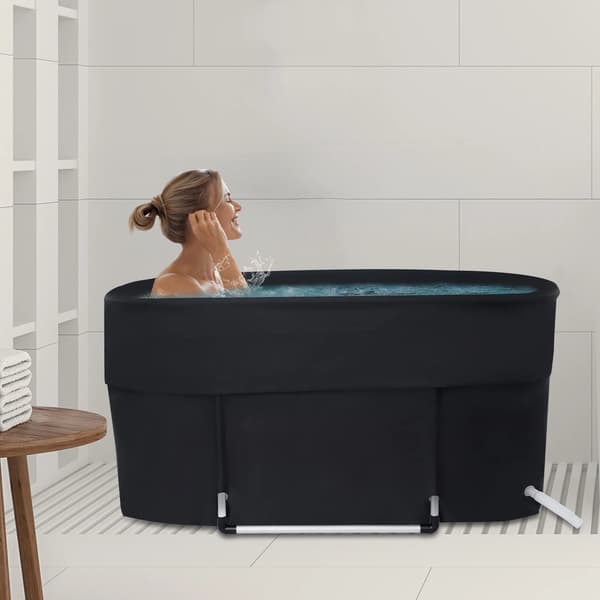 Icbadkar, Bärbar Design, Hållbara Material,svart