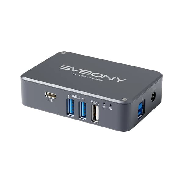 HUB-låda, hög hastighet USB-portar, ström skyddsfunktioner,SV241