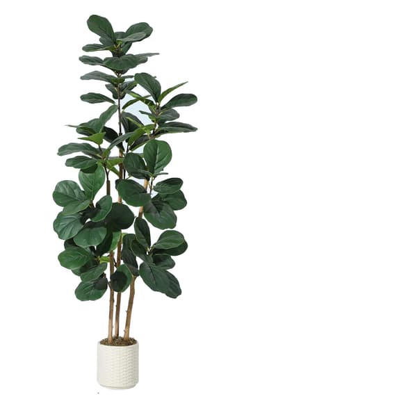 Tekokasvi Fiddle Leaf Fig, Helppo Puhdistaa, Sisustuselementti,150cm